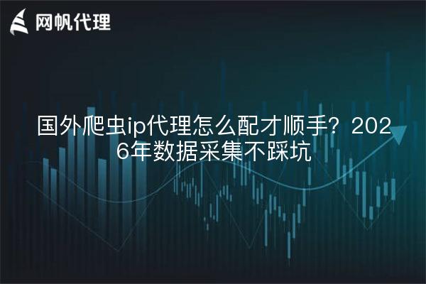 国外爬虫ip代理怎么配才顺手？2026年数据采集不踩坑