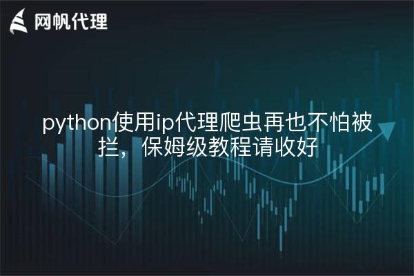 python使用ip代理爬虫再也不怕被拦,保姆级教程请收好